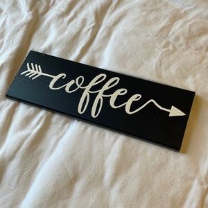 Wood sign- Coffee